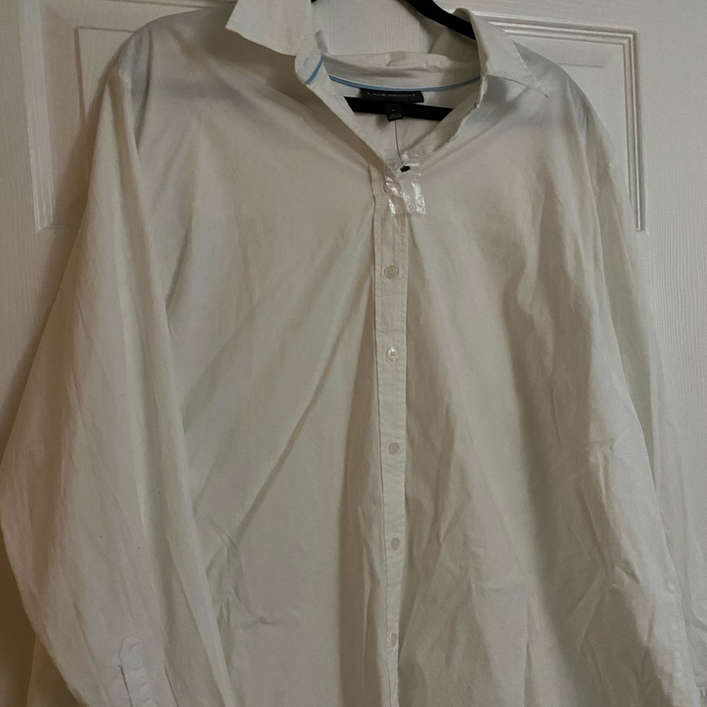 NWOT White Button Up Blouse